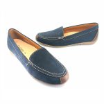 Gabor 260.16 γυναικεία μοκασίνια (μπλε δέρμα nubuck)