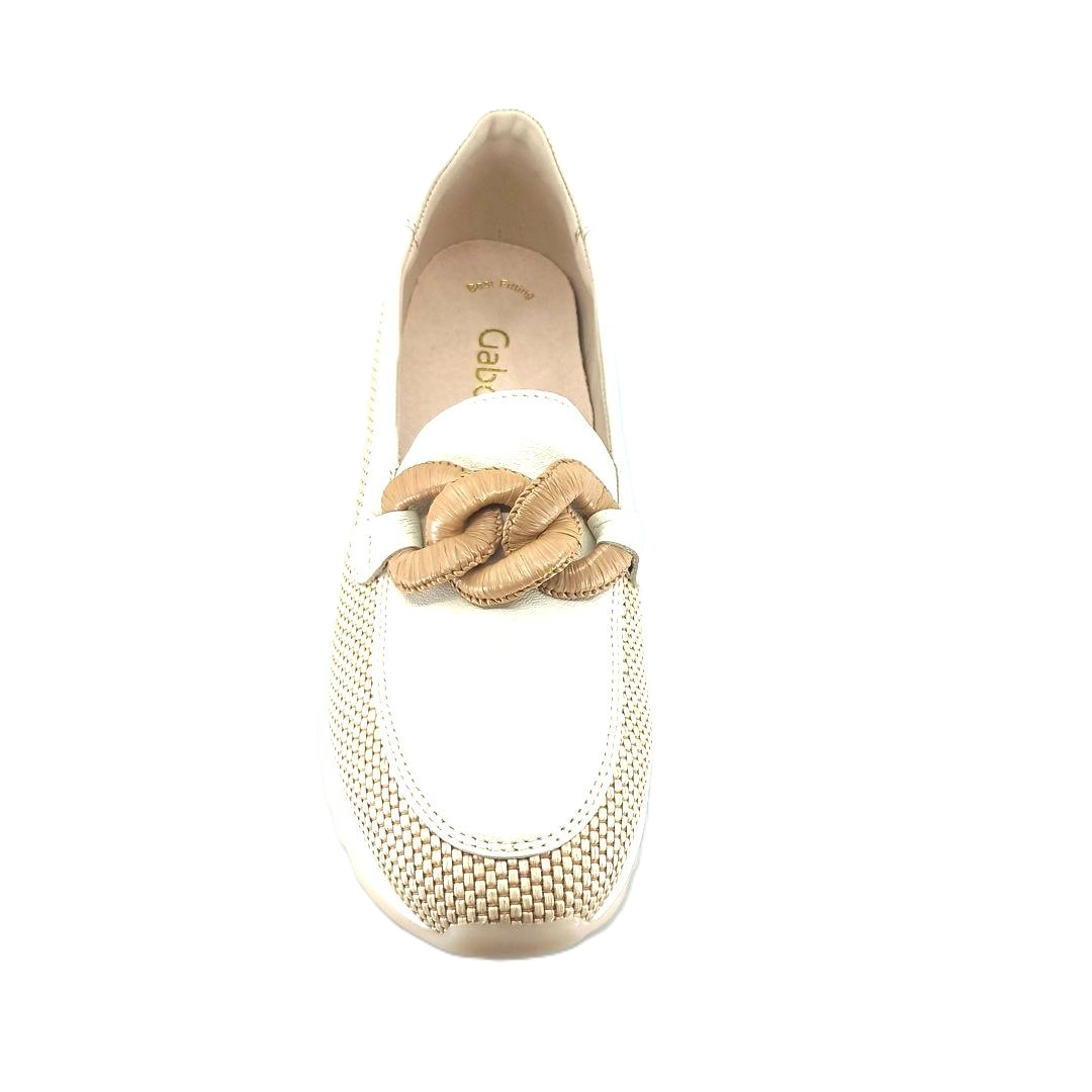 Gabor 471.40 γυναικεία horsebit sneakers (γήινο μπεζ) - Image 4