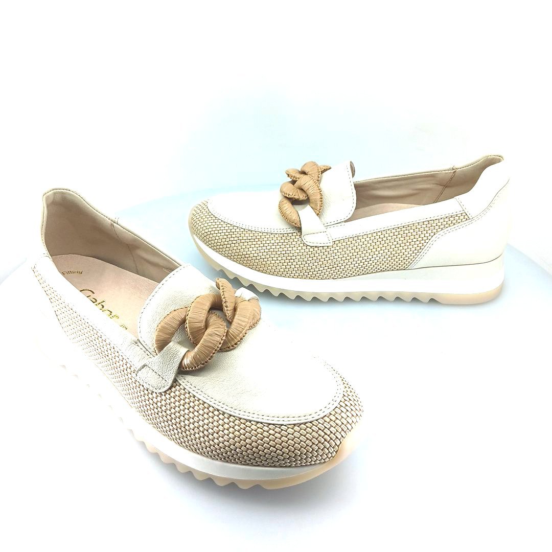 Gabor 471.40 γυναικεία horsebit sneakers (γήινο μπεζ)