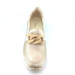 Gabor 471.64 γυναικεία horsebit sneakers (μπεζ-χρυσό)