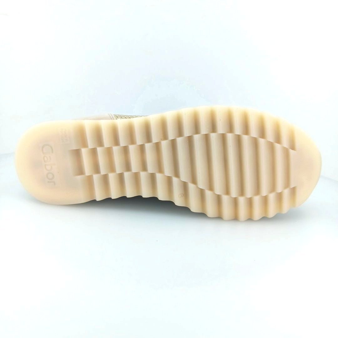 Gabor 471.64 γυναικεία horsebit sneakers (μπεζ-χρυσό)
