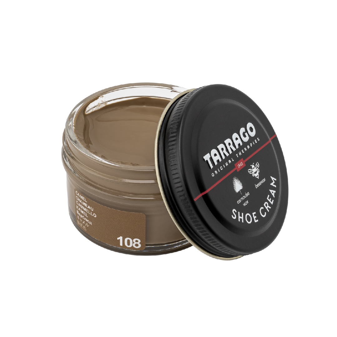Tarrago-shoe-cream-camel-108-1 Tarrago shoe cream 50 ml (camel 108) - βαφή υποδημάτων