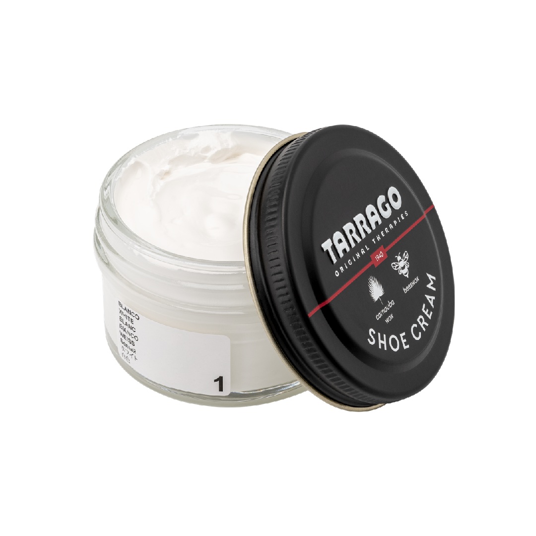 Tarrago-shoe-cream-white-01-1 Tarrago shoe cream 50 ml (white 01) - βαφή υποδημάτων