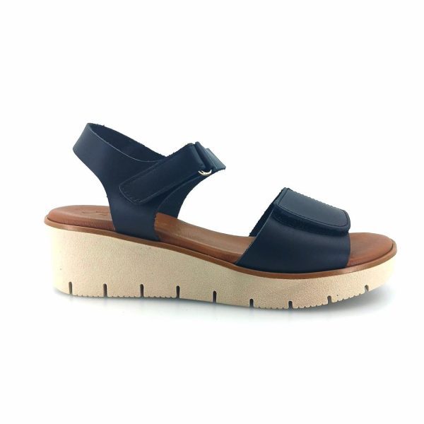 Boxer 98665 (μαύρο δέρμα) γυναικεία σανδάλια