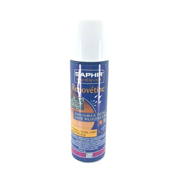 Saphir Renovétine 200 ml (σκούρο γκρι 15) - βαφή για suede & nubuk δέρματα