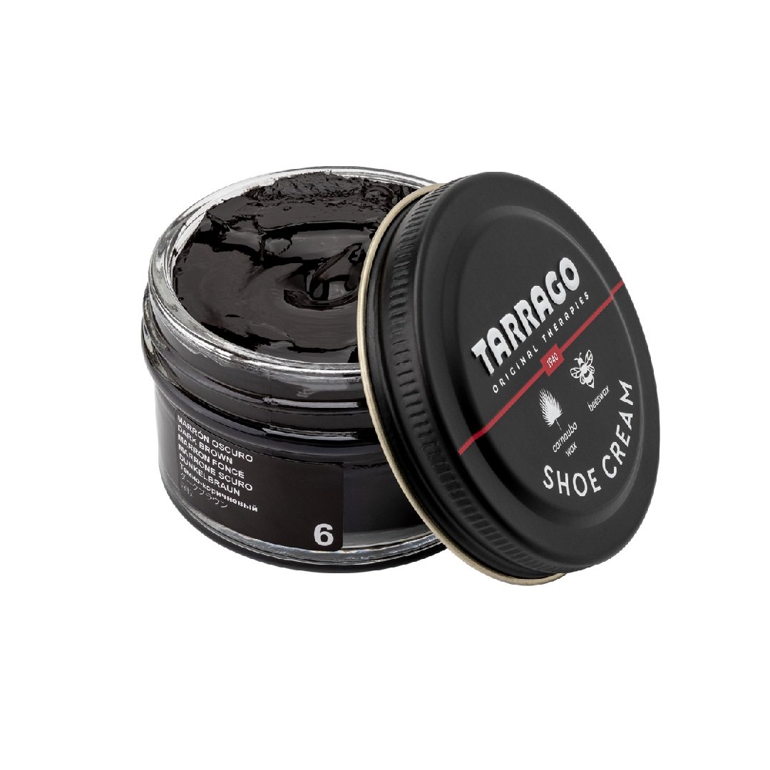 Tarrago-shoe-cream-dark-brown-6-1 Tarrago shoe cream 50 ml (dark brown 06) - βαφή υποδημάτων