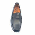 Boxer 15372 (μαύρο δέρμα) ανδρικά slip-on