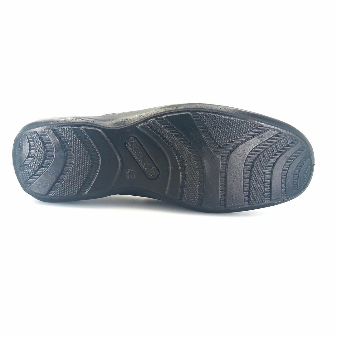 Boxer 15372 (μαύρο δέρμα) ανδρικά slip-on