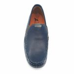 Boxer 15372 (μπλε δέρμα) ανδρικά slip-on