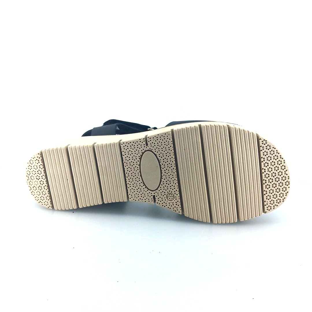 Boxer 98665 (μαύρο δέρμα) γυναικεία σανδάλια