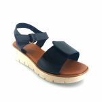 Boxer 98665 (μαύρο δέρμα) γυναικεία σανδάλια