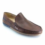 Boxer 21364 (καφέ δέρμα) ανδρικά μοκασίνια
