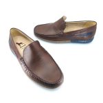 Boxer 21364 (καφέ δέρμα) ανδρικά μοκασίνια