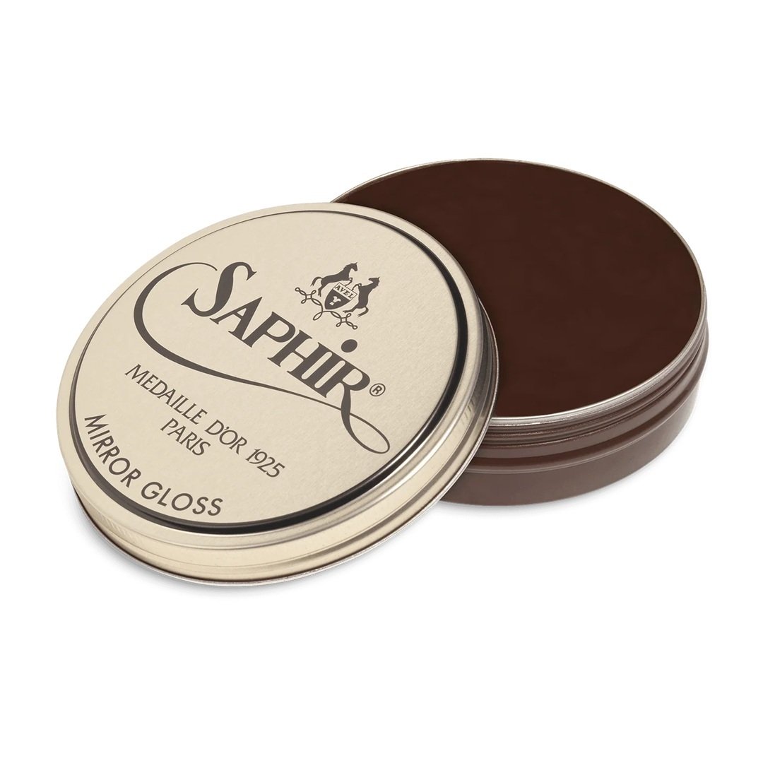 Saphir Médaille d’Or Mirror Gloss 75 ml (medium brown 37) - πάστα γυαλίσματος υποδημάτων