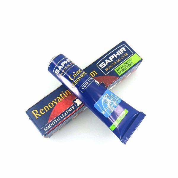 Saphir Crème Rénovatrice 25 ml (blue jean 90), κρέμα επαναχρωματισμού & αναδόμησης δερμάτινων ειδών