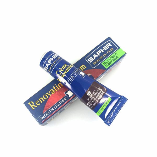 Saphir Crème Rénovatrice 25 ml (bordeaux 08), κρέμα επαναχρωματισμού & αναδόμησης δερμάτινων ειδών