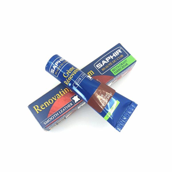 Saphir Crème Rénovatrice 25 ml (cognac 10), κρέμα επαναχρωματισμού & αναδόμησης δερμάτινων ειδών