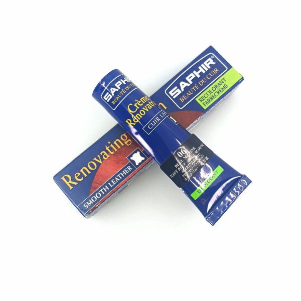 Saphir Crème Rénovatrice 25 ml (navy blue 06), κρέμα επαναχρωματισμού & αναδόμησης δερμάτινων ειδών