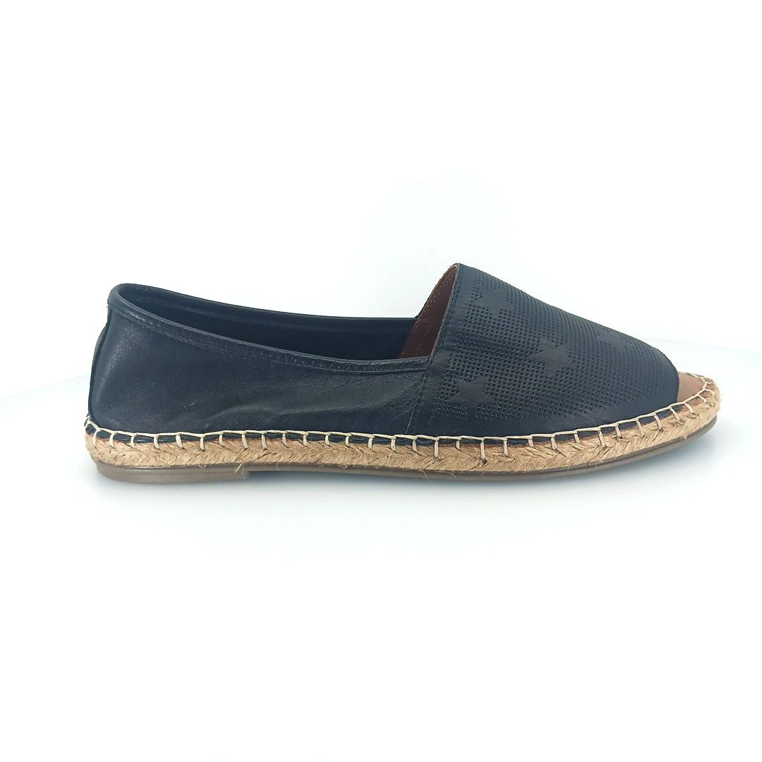 Boxer 98148 (μαύρο δέρμα) espadrilles