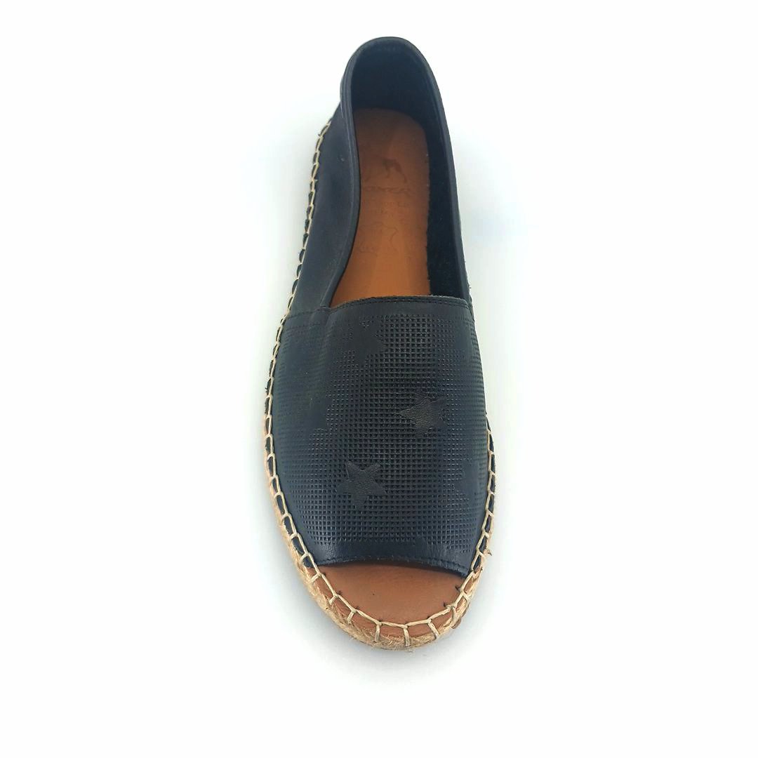 Boxer 98148 (μαύρο δέρμα) espadrilles