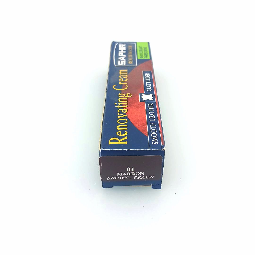 Saphir Crème Rénovatrice 25 ml (brown 04), κρέμα επαναχρωματισμού & αναδόμησης δερμάτινων ειδών