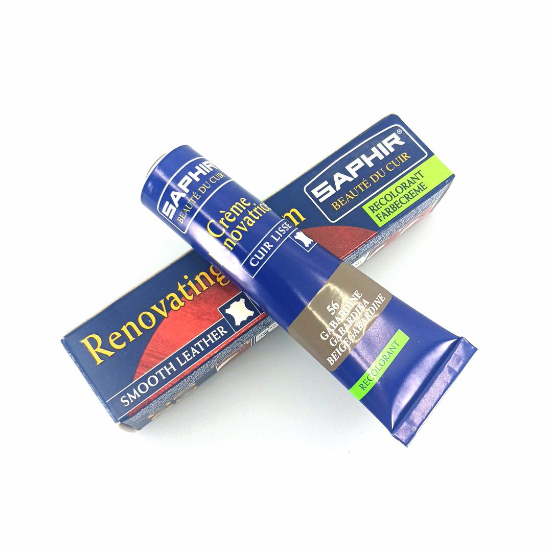 saphir-renovating-cream-gabartine-56-1 Saphir Crème Rénovatrice 25 ml (gabardine 56), κρέμα επαναχρωματισμού & αναδόμησης δερμάτινων ειδών