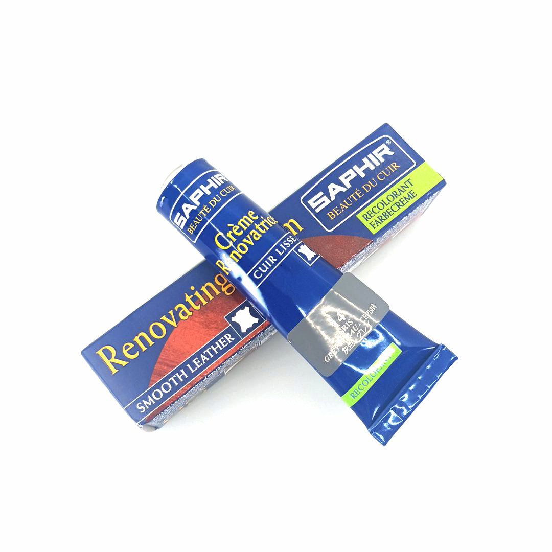 saphir-renovating-cream-grey-14-1 Saphir Crème Rénovatrice 25 ml (grey 14), κρέμα επαναχρωματισμού & αναδόμησης δερμάτινων ειδών