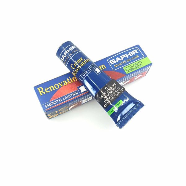 Saphir Crème Rénovatrice 25 ml (color: 32 boar brown), κρέμα επαναχρωματισμού & αναδόμησης δερμάτινων ειδών