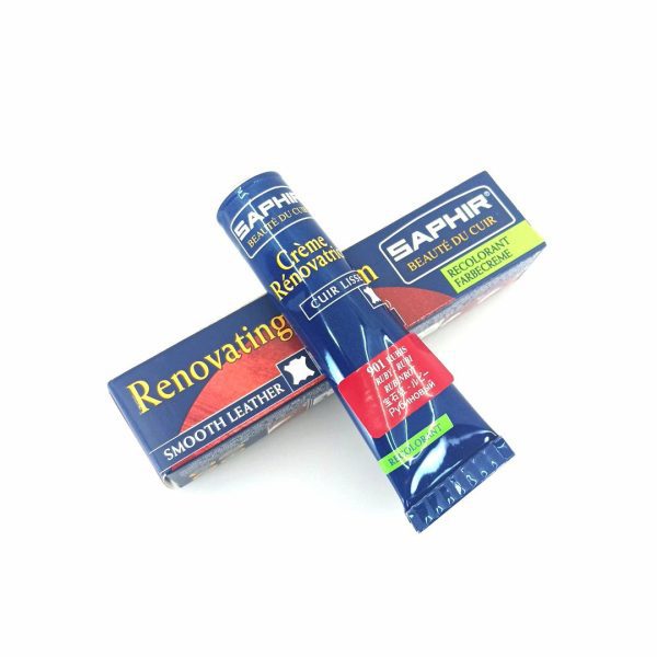 Saphir Crème Rénovatrice 25 ml (color: 901 ruby red), κρέμα επαναχρωματισμού & αναδόμησης δερμάτινων ειδών