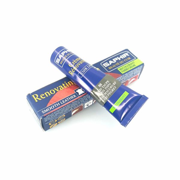 Saphir Crème Rénovatrice 25 ml (color: 88 taupe grey), κρέμα επαναχρωματισμού & αναδόμησης δερμάτινων ειδών