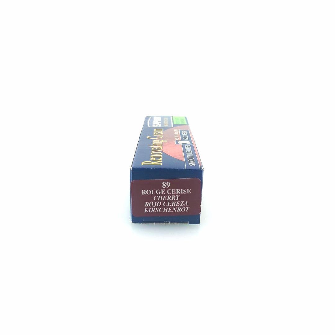 Saphir Crème Rénovatrice 25 ml (color: 89 cherry red), κρέμα επαναχρωματισμού & αναδόμησης δερμάτινων ειδών