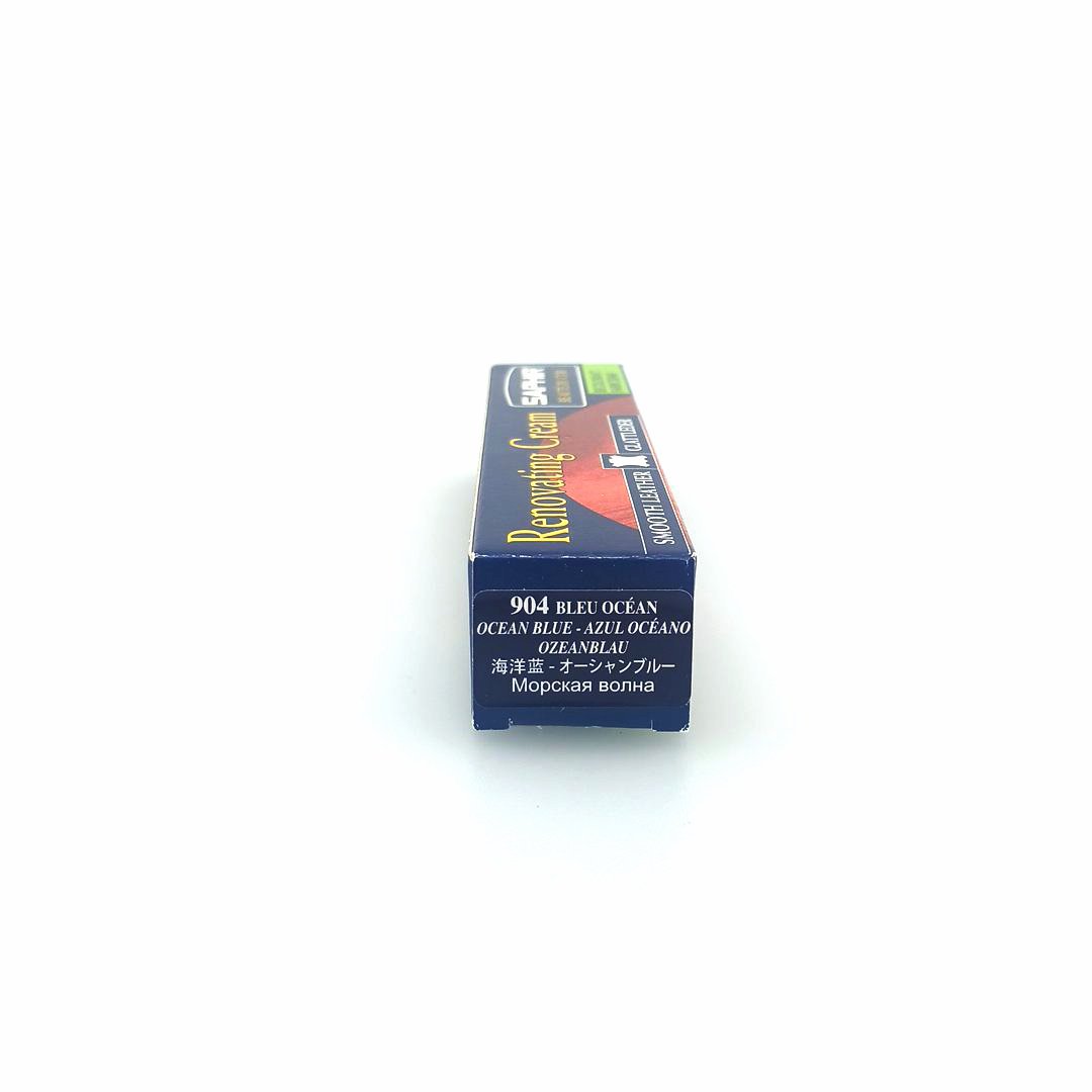 Saphir Crème Rénovatrice 25 ml (color: 904 ocean blue), κρέμα επαναχρωματισμού & αναδόμησης δερμάτινων ειδών