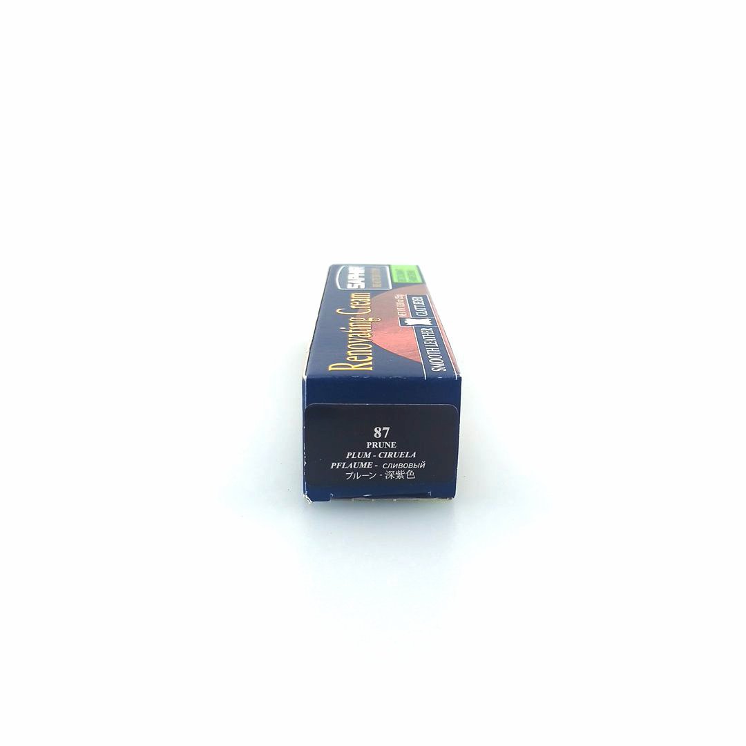 Saphir Crème Rénovatrice 25 ml (color: 87 plum), κρέμα επαναχρωματισμού & αναδόμησης δερμάτινων ειδών
