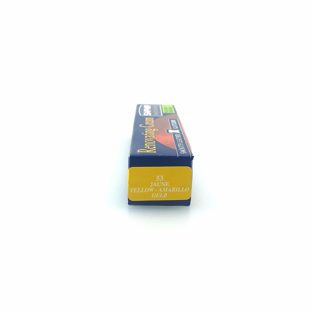 Saphir Crème Rénovatrice 25 ml (color: 53 yellow), κρέμα επαναχρωματισμού & αναδόμησης δερμάτινων ειδών