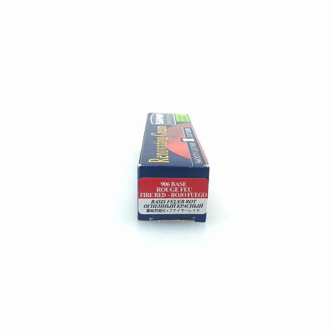 Saphir Crème Rénovatrice 25 ml (color: 906 fire red base), κρέμα επαναχρωματισμού & αναδόμησης δερμάτινων ειδών