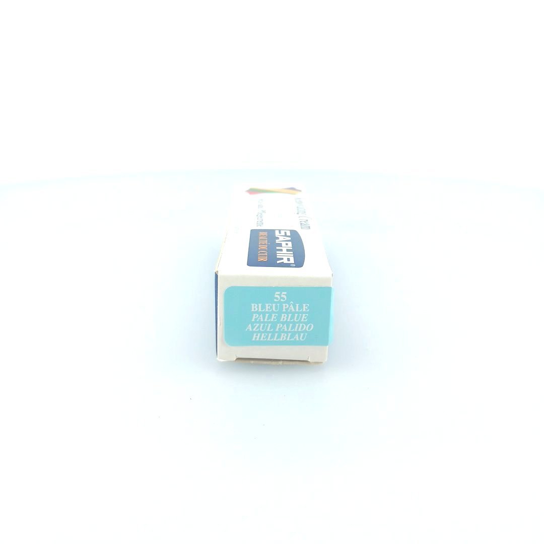 Saphir Crème Rénovatrice 25 ml (color: 55 pale blue), κρέμα επαναχρωματισμού & αναδόμησης δερμάτινων ειδών