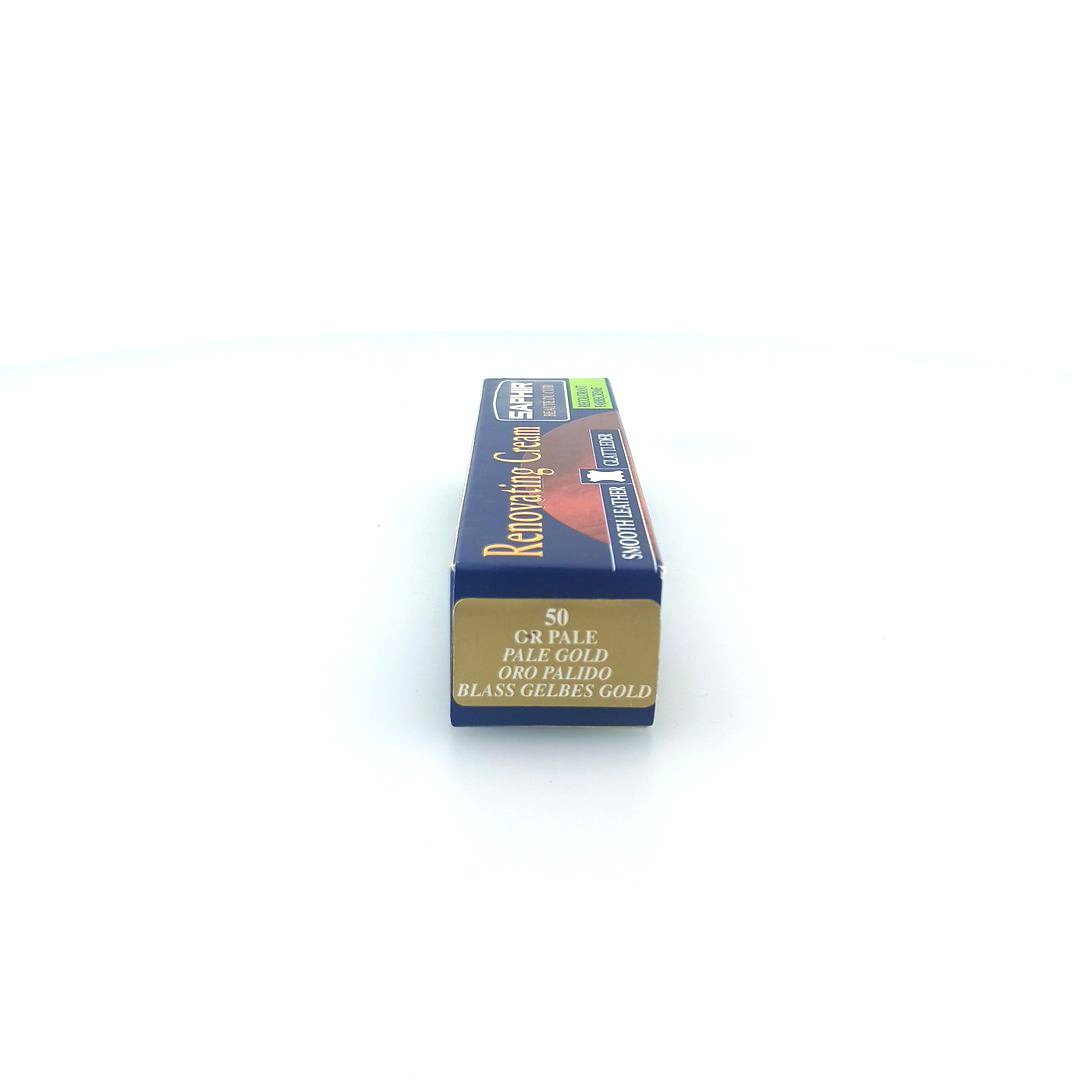 Saphir Crème Rénovatrice 25 ml (color: 50 pale gold), κρέμα επαναχρωματισμού & αναδόμησης δερμάτινων ειδών