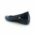 Gabor 72.620.87 μπαλαρίνες (μαύρο λουστρίνι κροκό)