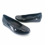 Gabor 72.620.87 μπαλαρίνες (μαύρο λουστρίνι κροκό)
