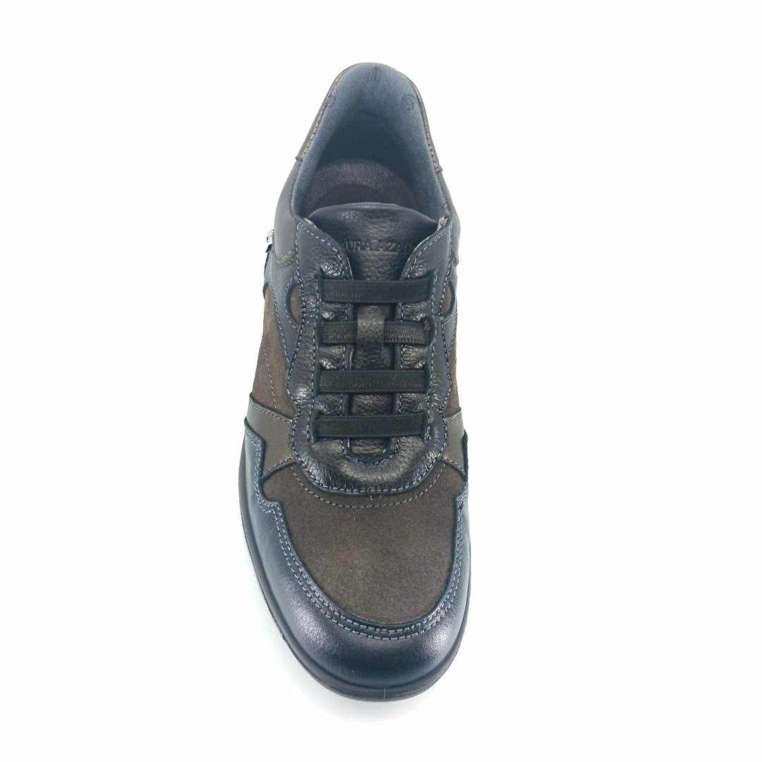 Laura Azana 26204 (combi μαύρο δέρμα) γυναικεία sneakers