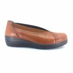 Laura Azana 26843 (ταμπα δέρμα) comfort wedge pumps