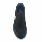 Luisetti 36118 (μαύρο nubuck) ανδρικά slip-on
