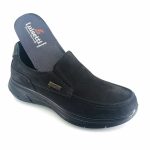 Luisetti 36118 (μαύρο nubuck) ανδρικά slip-on