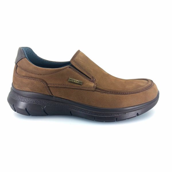 Luisetti 36118 (καφέ nubuck) ανδρικά slip-on