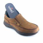 Luisetti 36118 (καφέ nubuck) ανδρικά slip-on