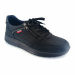 Luisetti 36216 (μαύρο δέρμα nubuck) ανδρικά sneakers