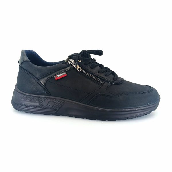 Luisetti 36216 (μαύρο δέρμα nubuck) ανδρικά sneakers