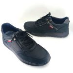 Luisetti 36216 (μαύρο δέρμα nubuck) ανδρικά sneakers