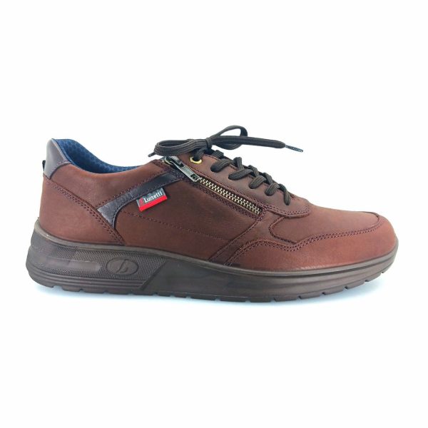 Luisetti 36216 (καφέ δέρμα) ανδρικά sneakers