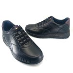 Luisetti 36217 (μαύρο δέρμα ) ανδρικά sneakers